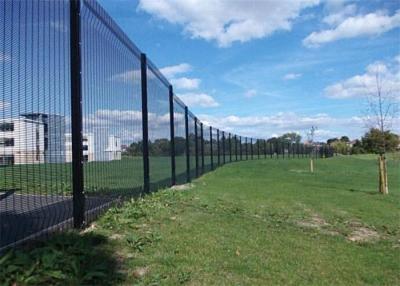 China Waterproof Commercial Steel Perimeter Fence 358 Welded Mesh Easily Assembled for sale