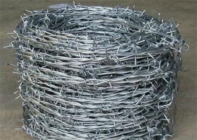 China BTO -22 Electric Galvanized / PVC Coated 2mm Barbed Fencing Wire for sale