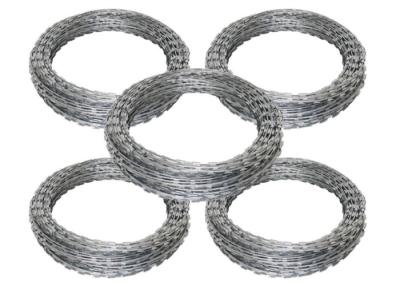 China Flat Wrap Low Carbon Steel Bto 22 Razor Blade Fencing Wire Coil Diameter 200-980mm for sale