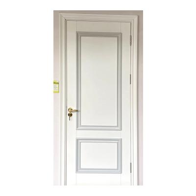 China Sound Insulation China Factory Main Door Custom Wood Patterns Interior Solid Wood Door for sale