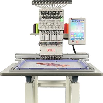 China Garment Shops Single Head Function Hat T-shirt Garment High Speed Multi Embroidery Automated Embroidery Machine Supplier for sale