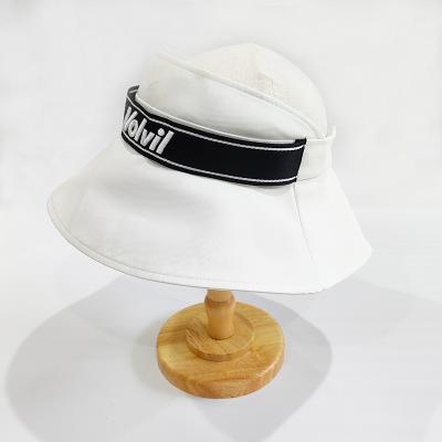 China Knit 2023 High Quality BSCI Wash Cotton Golf Visor Cap Custom Logo Embroidery Adjustable golf Sun Visor Hat for sale
