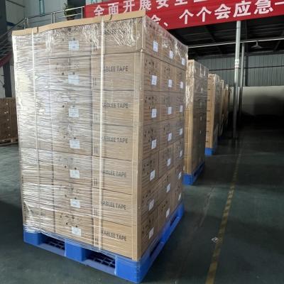 China Heat-Resistant PET Wire Harness Tape Polyester Fabric Single Side Adhesive Fleece Tape for sale