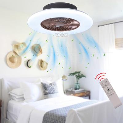China Dimmer Modern Traditional Decorative Smart Home Remote App Control 23 Inch Solar Led Ceiling Fan With Light for sale