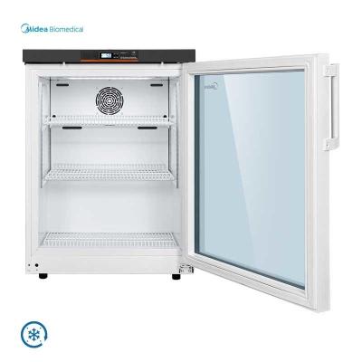 China MC-5L126 Midea 2-8 Grado 126L Farmacia de venta libre Laboratorio Vacuna Refrigerador médico para laboratorio en venta
