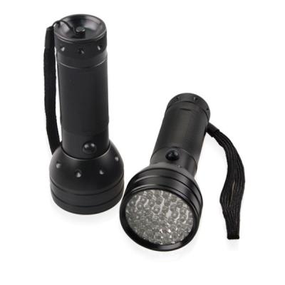 China Emergency Customized Color Printed Logo Mini Small 395nm 400nm 51 LED Flashlight Aluminum UV Torch for sale
