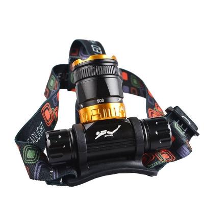 China 10w t6 5 industrial mode led waterproof headlights for swimming diving torch for head for sale