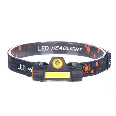 China Industrial XPE COB Led Headlight Spot With USB Rechargeable ABS Plastic 3W Magnet Mini Small Led Headlight for sale