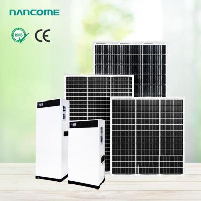 China Home in one Home Mppt On Grid Off Grid Pure Sine Wave Solar Power Inverter Battery Electrical Storage System solar panels for sale