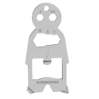 China 420# Multitool Card EDC Pocket Tool Beer Bottle Can Opener Tool Cards EDC Pocket Screwdriver for sale