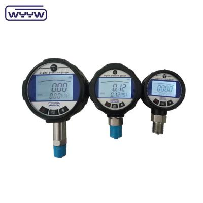 China Manómetro digital de presión de gas de acero inoxidable 65 mm con pantalla LCD digital 4-5 en venta