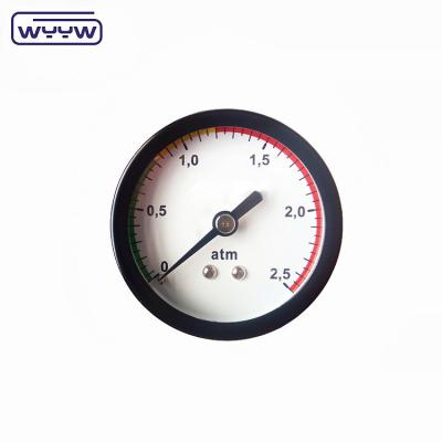 China Customized Capillary Pressure Gauge Plastic Lpg Gas Pressure Meter for sale