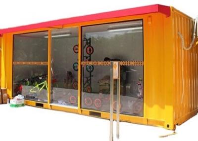China Hölzerne Plastikvorfabriziertplatte 40 Ft-Vorratsbehälter-Café zu verkaufen