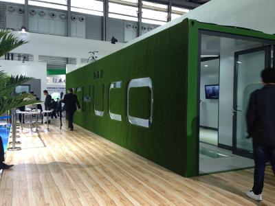 China Envase prefabricado extensible de la oficina de la casa prefabricada de los edificios los 40ft de la fábrica en venta
