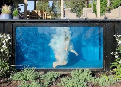 China Ausgeglichenes Glas-40FT Versandverpackungs-Pool der Doppelschicht-Höhlen- zu verkaufen