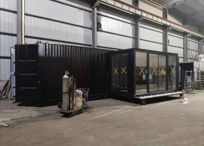 China Fertigbehälterhaus des einseitigen Behälterhauses der Expansion 40HC zu verkaufen