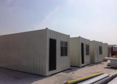China El blanco galvanizado del marco de acero pintó el envase prefabricado de la oficina de 20 Gp en venta