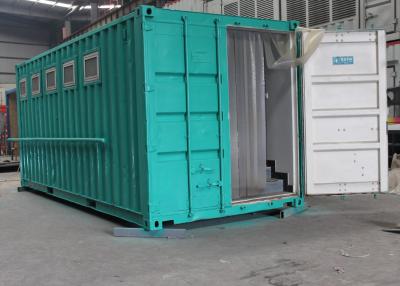 Китай Доработанный контейнер для перевозок туалета 20ft полуфабрикат продается