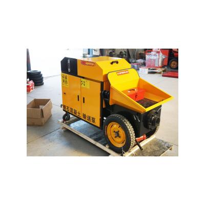 China High Labor Efficiency Best Selling Goods Using High Labor Efficiency Concrete Pump Mini Yellow Concrete Pumps for sale