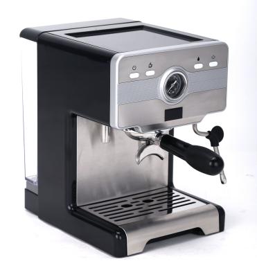 Κίνα Εύκολο χρώμα 100cups PP κατασκευαστών Espresso μεγάλης περιεκτικότητας μηχανών Espresso ελέγχου μαύρο ή ασημένιο και σώμα ανοξείδωτου προς πώληση