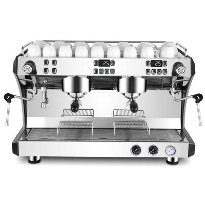 China Caldeira 550ml 3 do grupo dobro da máquina do café de Corrima da loja do café multi em 1 fabricante de café à venda