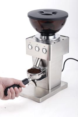 China café portátil Bean Grinder Burr Coffee Grinder Stainless Steel do alojamento liso de 250W 220V à venda