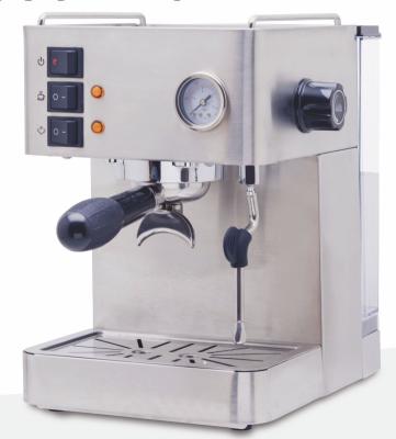 Κίνα CRM3005C υλικό ανοξείδωτου μηχανών 1.7L εγχώριου Espresso Cappuccino προς πώληση