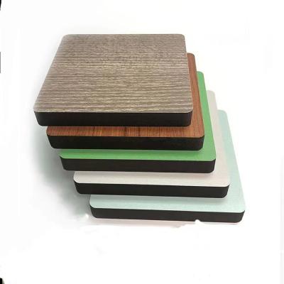 China Chinese 12mm 16mm 18mm thickness compact laminate HPL for table top board toilet partition boards and Kitchen Cabinets Panel for sale