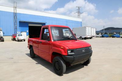 China Electric Pickup Truck 2 Seats L7e For Europe LHD/RHD Red Pickup Rear Wheel Drive for sale