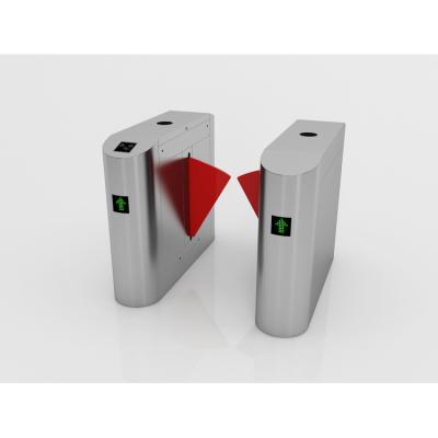 China Factory Direct Wholesale High Speed Intelligent Security Access Control Management Qr Code Fingerprint Face Recognition Entrance Turnstile Hotel Flap Barrier for sale