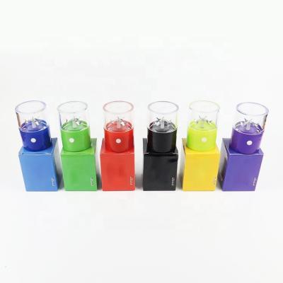 China Custom Tobacco 50mm Logo Tobacco Grinder Automatic Electronic Herb Grinder Plastic Electric Herb Grinder for sale