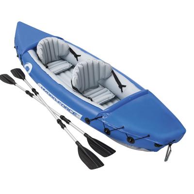China Sea - River - Lake - Ocean 65077 3.21m x 88cm 2 Person Lite-Fast Speed Inflatable Kayak with Two Oars and Two Seats for sale