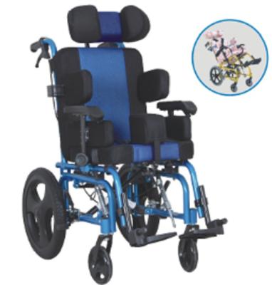 China Manual Aluminum Height Adjustable Height Children Cerebral Palsy Manual Wheelchairs for Elderly for sale