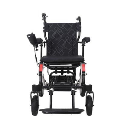 China 2020 Hot Selling Body Health Care Lightweight Wheelchair Aluminum Alloy Foldable Electric Wheelchair For Disabled for sale