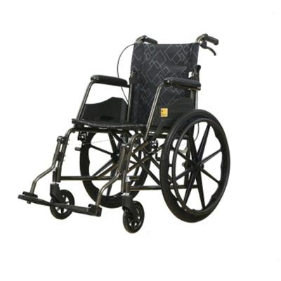 China Carbon Steel Material Carbon Steel Wear Resistant Universal Wheel Non-slip Foot Pedals Manual Wheelchairs For Cerebral Palsy Patient for sale