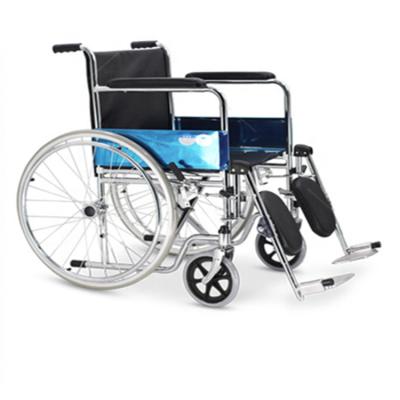 China Cheap Portable Manual Handicapped Body Health Care Airport Wheelchair Adjustable Steel Folding Price for sale