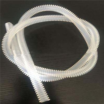 China Dispense Custom Size Silicone Rubber Medical Corrugated Tube for sale
