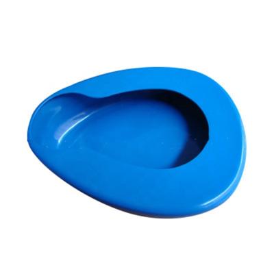 China Hospital Comfy Comfortable Blue Color Healthcare Medical Adult Patient Plastic Bedpan Bedpan for sale