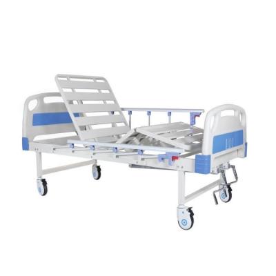 China Contemporary Steel Double Bed With Manual Steel Bed OEM Nursing Hospital Beds for sale