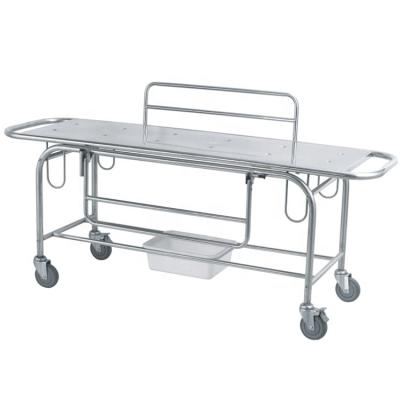 China OEM Emergency Service Medical Emergency Transfer High Quality Stainless Steel Patient Stretcher Trolley for sale