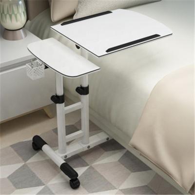 China Medical Devices Computer Laptop Desk Adjustable Table Mobile Nomadic Laptop Stand Portable Desk Table with Wheels for sale