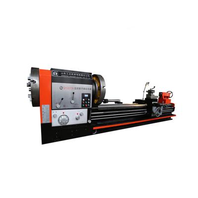China Factory Alloy Wheel Piping Threading Manual Operation Lathe Machine Tool Equipment Bore Milling Price Large for sale