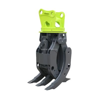 China Construction works Hydraulic Grapple For Excavator SH120-6 SH130-6 SH160-6 Turning Grapple for sale