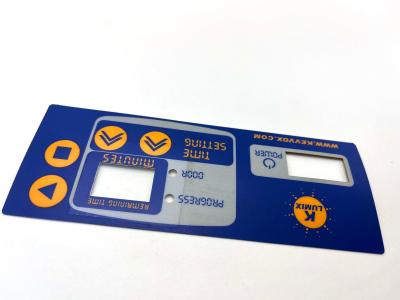China Polyester Custom Printed Digital Membrane Keyboard With Transparent Window Display for sale