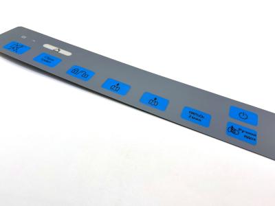 China Texture Surface Digital Printing Touch Membrane With Die Cutting Window for sale