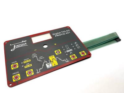 China Automatisch drukken Matrix Membrane Panel Switch Embedded Flexible Prototype Te koop