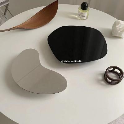 China ins plastic mirror tray advanced acrylic material home decoration aromatherapy tray for sale