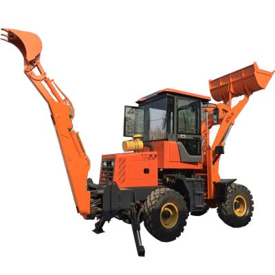 China Construction works CE Approved 1.5 Ton Wheel Backhoe Loader For Sale for sale