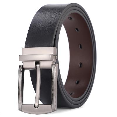 China Business Factory Wholesale Split Genuine Leather Strap In Stock Pin Buckle Belts Cow Genuine Leather Belt For Man for sale