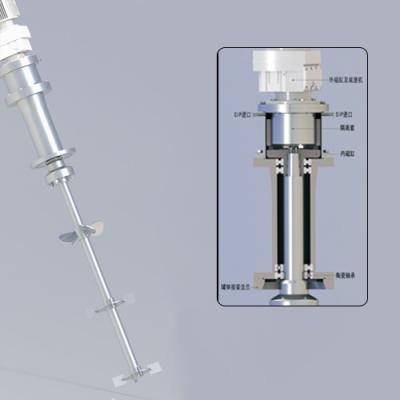 China Top Magnetic Levitation Mixer Food Biopharma Chemical 316L SS FDA GMP Zero-Bearing Wear Corrosion-Proof for sale